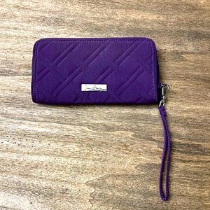 Vera Bradley Purple Wallet NWOT